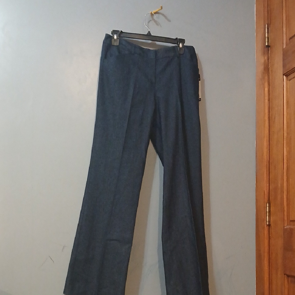 Larry Levine Women's Straight Leg Jeans - Dark Blue